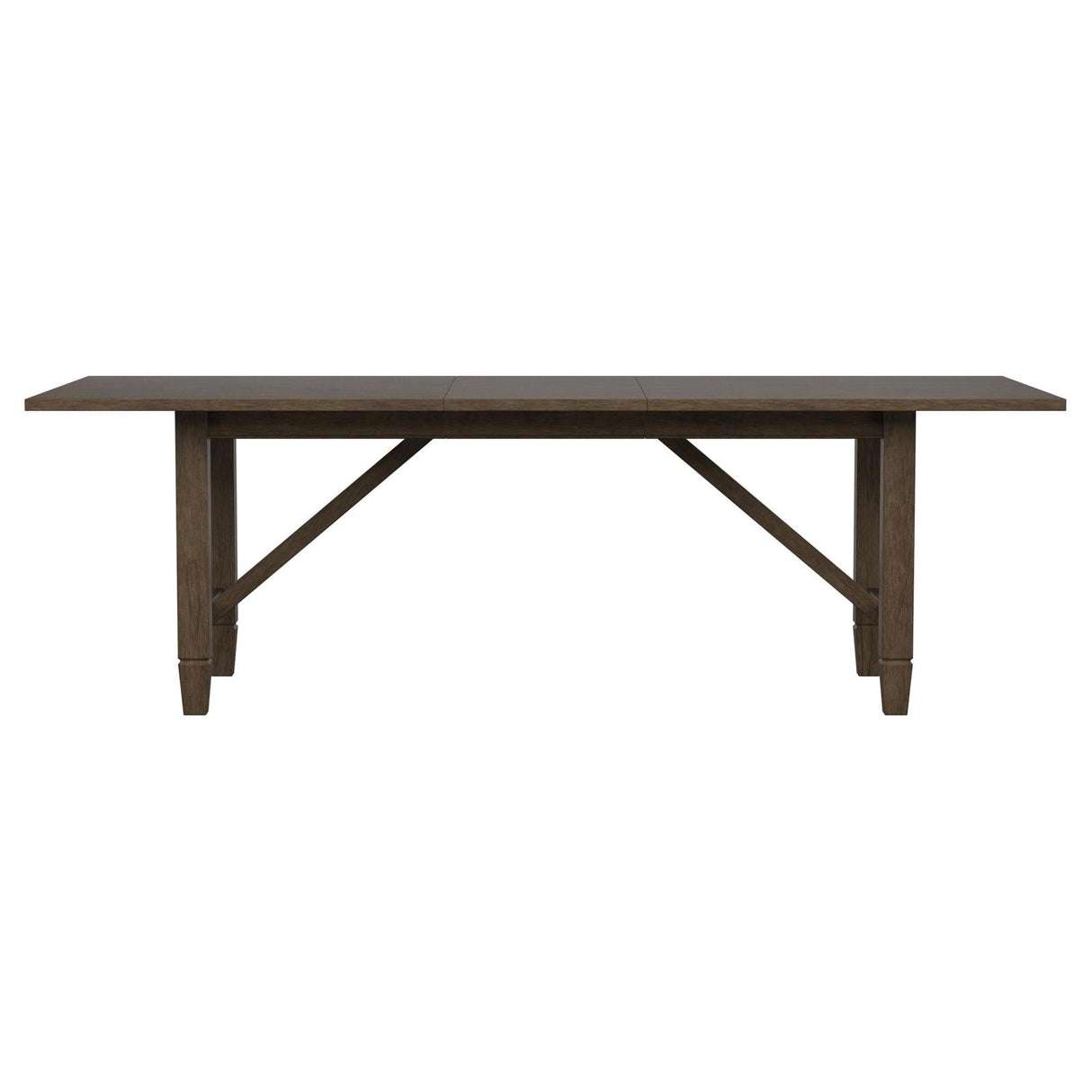 Matisse Brown Rectangular Dining Table with 18" Removable Extension Leaf by Coaster at Eve Furniture