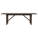 Matisse Brown Rectangular Dining Table with 18" Removable Extension Leaf by Coaster at Eve Furniture