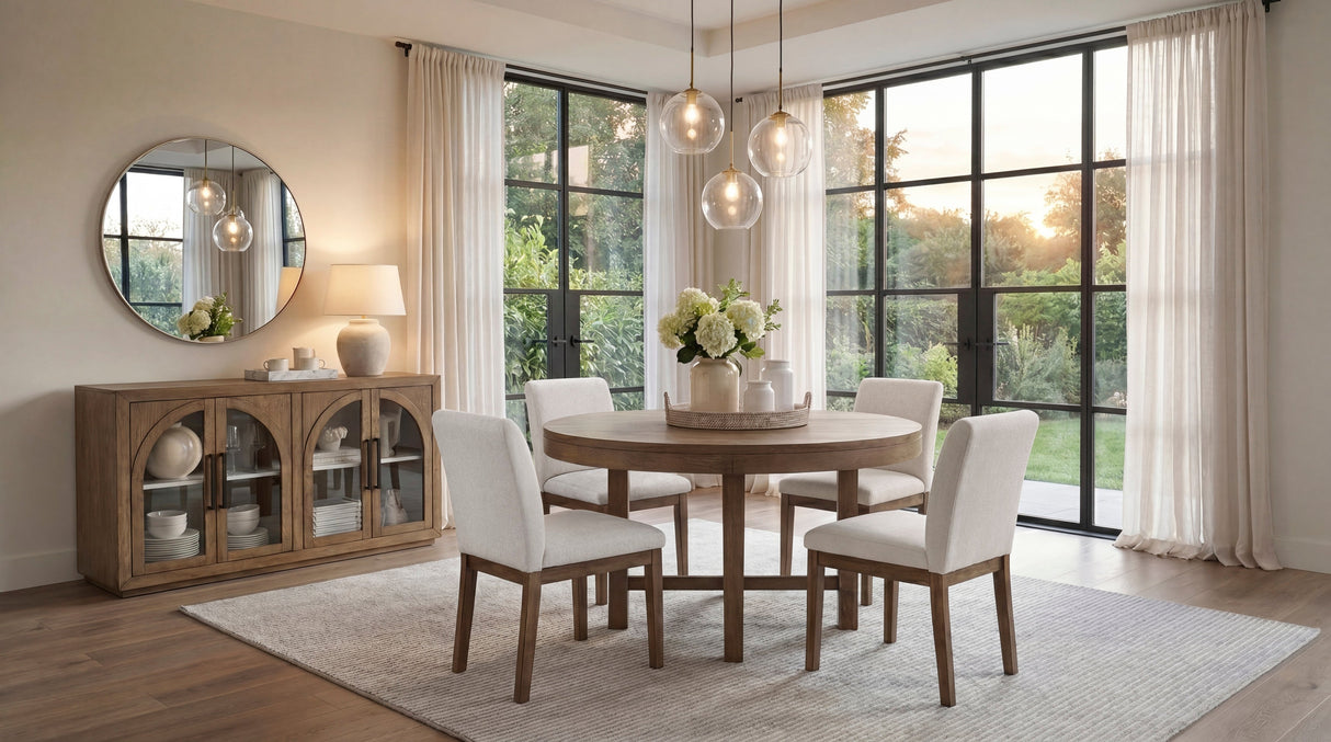 Matisse Brown Server by Homelegance at Eve Furniture