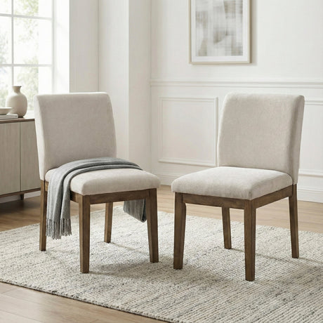 Matisse Brown Side Chair, Set of 2 by Homelegance at Eve Furniture
