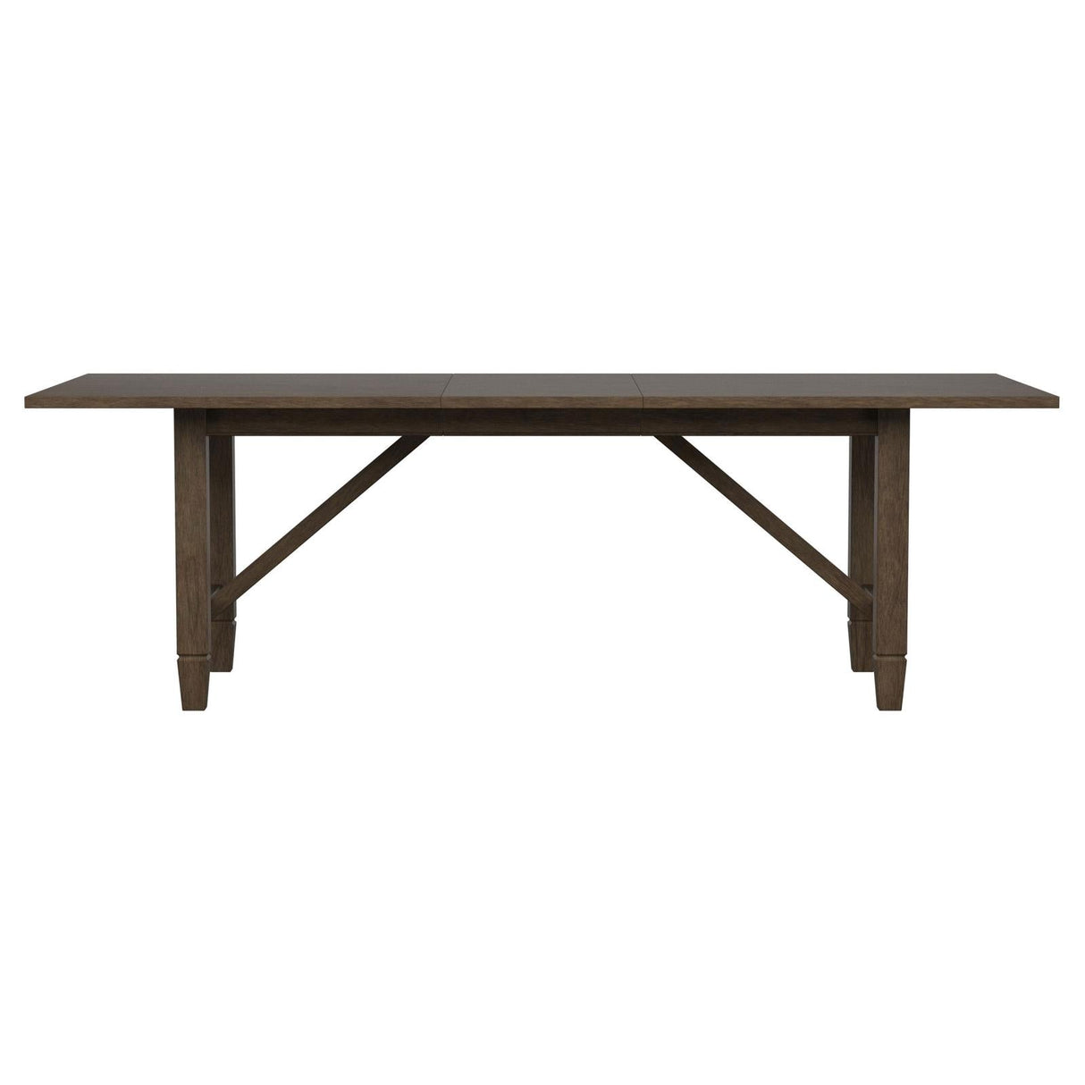 Matisse Rectangular Dining Table with 18" Removable Extension Leaf Brown