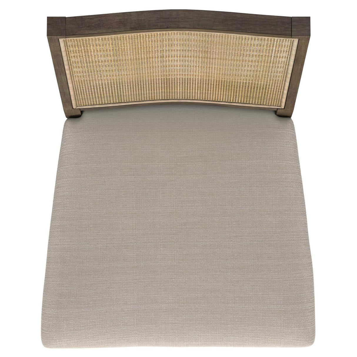 Matisse Woven Rattan Back Dining Side Chair with Upholstered Seat Brown by Coaster at Eve Furniture