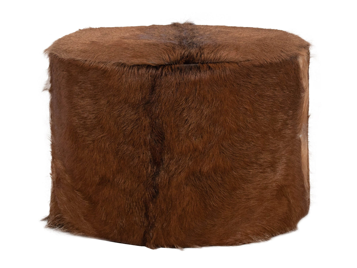 Matola Acorn Large Round Ottoman by Modus Furniture at Eve Furniture