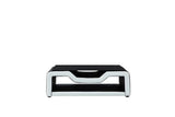 Matrix (Black/White) Italian Leather Sectional by New Era Innovations at Eve Furniture