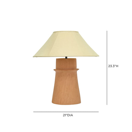 Matson Terracotta Table Lamp by TOV Furniture at Eve Furniture