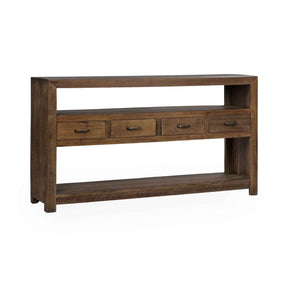 Mattai 4 Drawer Console Table - Natural by Classic Home at Eve Furniture