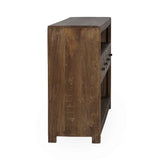 Mattai Natural 4 Drawer Console Table by Classic Home at Eve Furniture