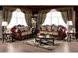 Matteo Burgundy/Brown Sofa & Loveseat by Furniture of America at Eve Furniture