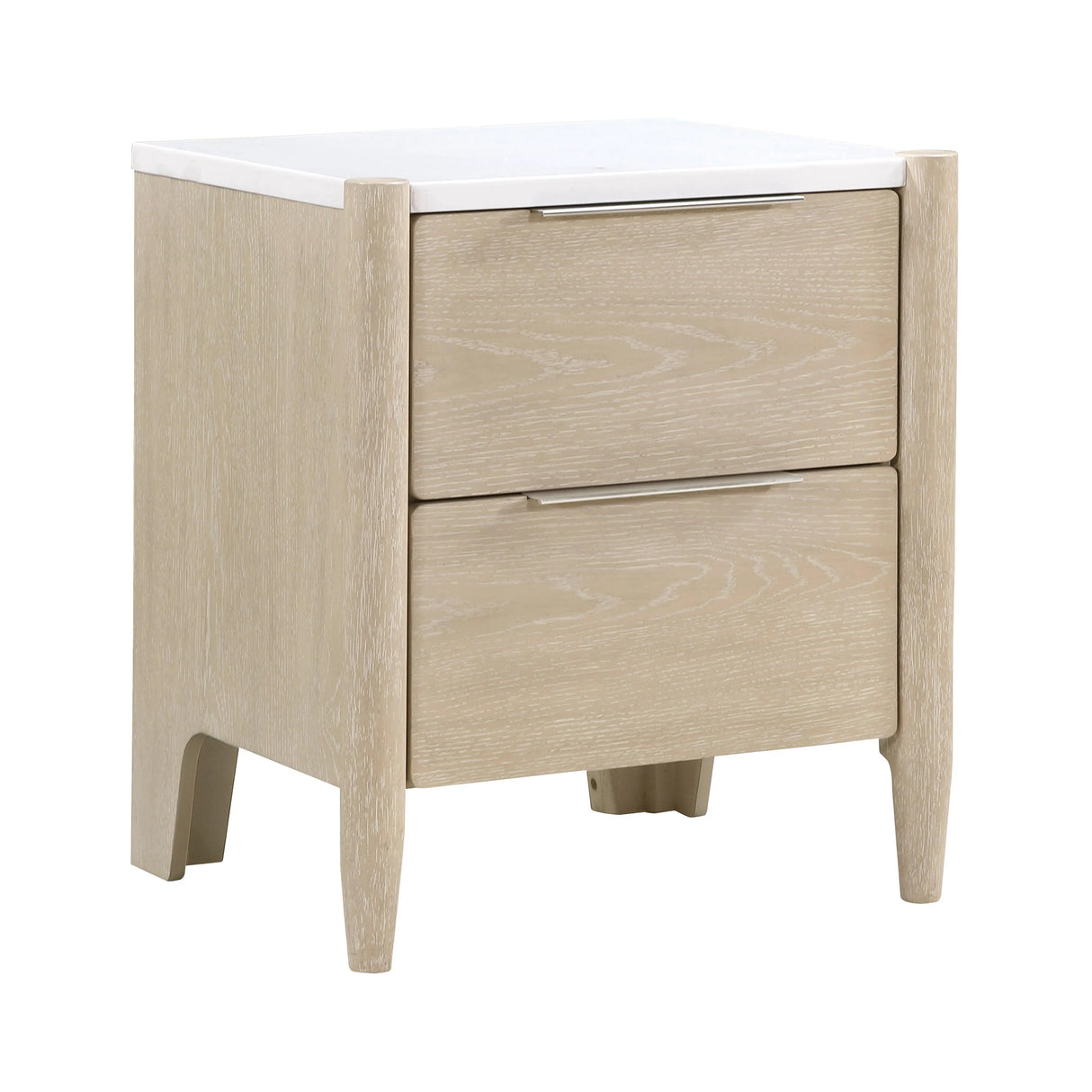 Matteo Light Oak Nightstand by Homelegance at Eve Furniture