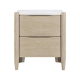 Matteo Light Oak Nightstand by Homelegance at Eve Furniture