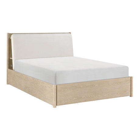 Matteo Light Oak Storage Platform Bedroom Set by Homelegance at Eve Furniture