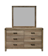 Matteo Melamine Bedroom Mirror (Mirror Only) by Crown Mark at Eve Furniture