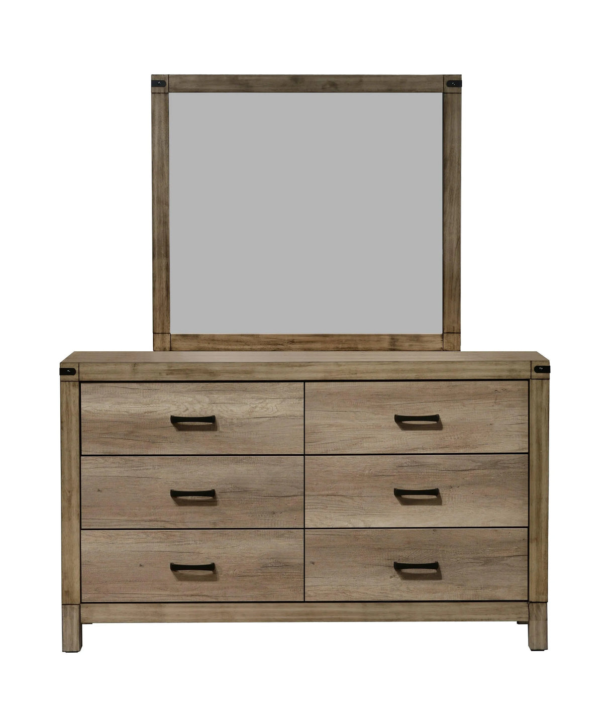 Matteo Melamine Bedroom Mirror (Mirror Only) by Crown Mark at Eve Furniture