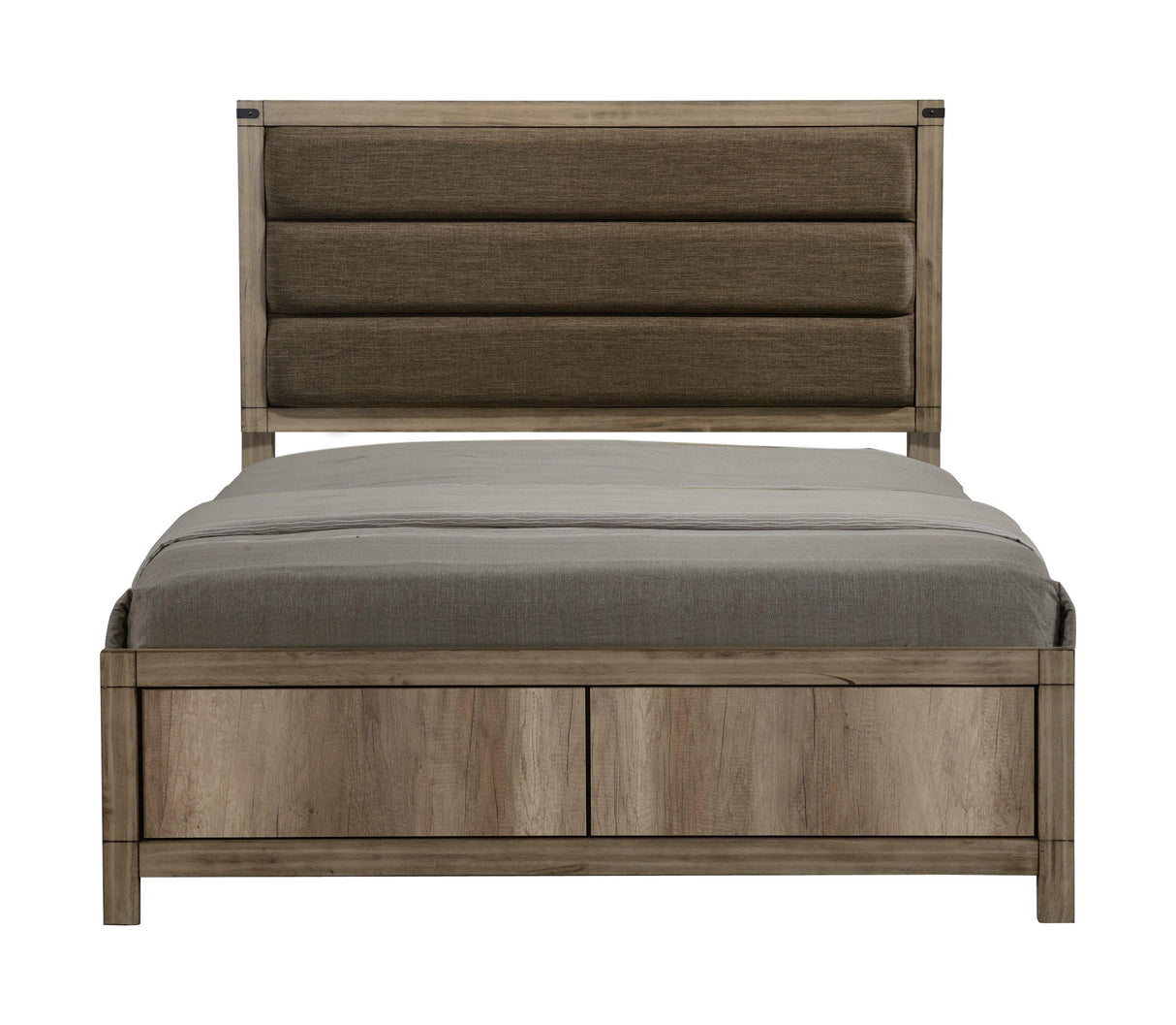 Matteo Melamine King Upholstered Panel Bed by Crown Mark at Eve Furniture