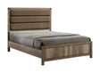 Matteo Melamine King Upholstered Panel Bed by Crown Mark at Eve Furniture