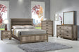 Matteo Melamine Upholstered Panel Bedroom Set by Crown Mark at Eve Furniture