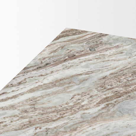 Matteo Solid Pink Marble Rectangular Coffee Table by Mercana at Eve Furniture