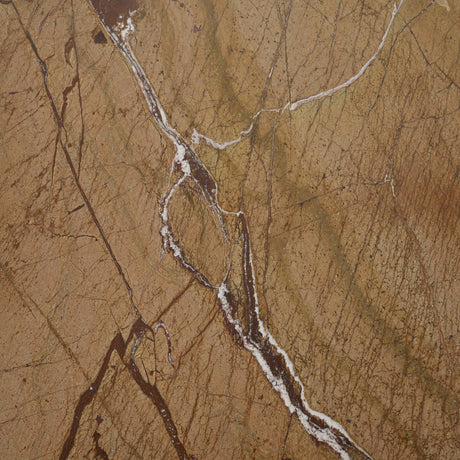 Matteo Solid Rainforest Rust Marble Square Side Table by Mercana at Eve Furniture