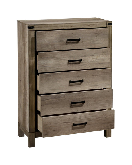 Matteo Melamine Chest by Crown Mark at Eve Furniture
