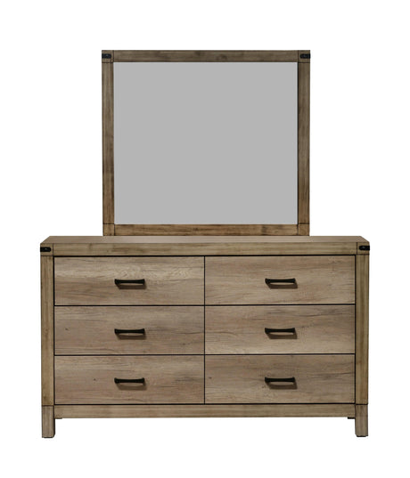 Matteo Melamine Dresser by Crown Mark at Eve Furniture