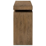 Matthes Console Table, Rustic Grey by Four Hands