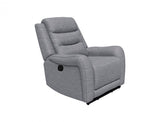 Matthias Gray Manual Recliner by Furniture of America at Eve Furniture