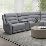 Matthias Gray Motion Sectional by Furniture of America at Eve Furniture