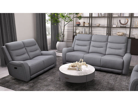 Matthias Gray Sofa & Loveseat by Furniture of America at Eve Furniture