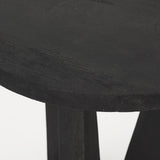 Mattius Black Wood Accent Table by Mercana at Eve Furniture
