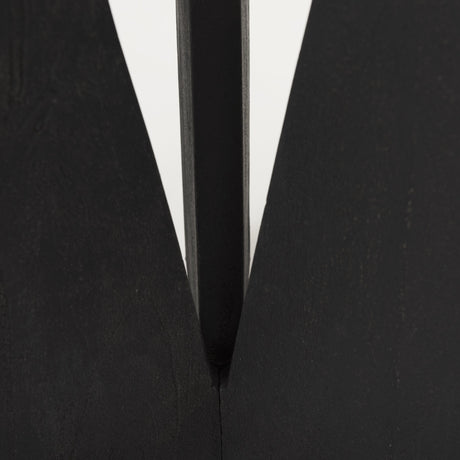 Mattius Black Wood Accent Table by Mercana at Eve Furniture