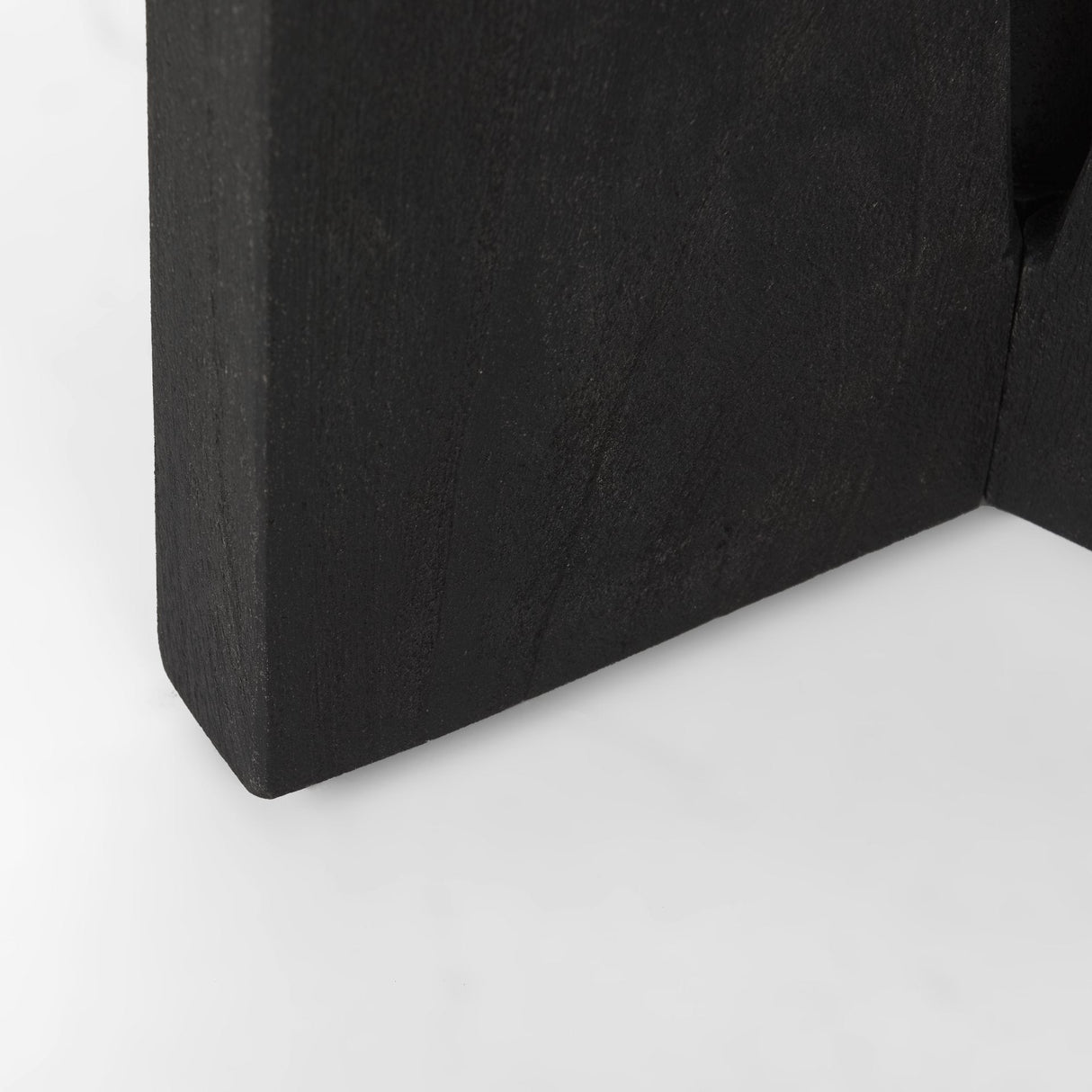 Mattius Black Wood Accent Table by Mercana at Eve Furniture
