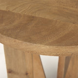 Mattius Light Wood Accent Table by Mercana at Eve Furniture