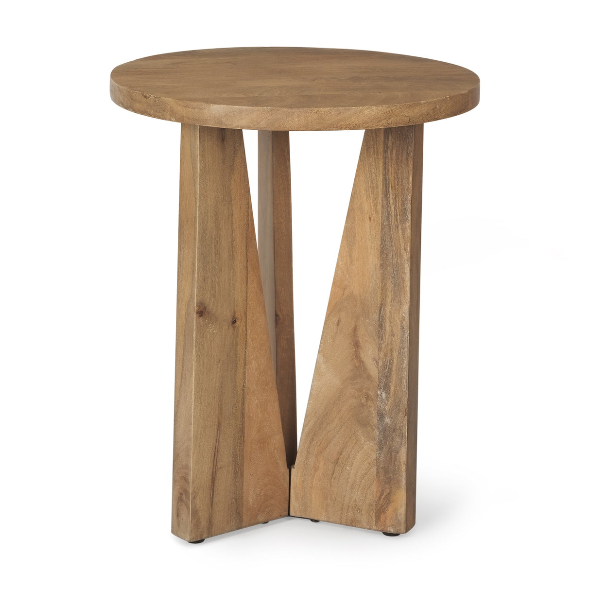 Mattius Light Wood Accent Table by Mercana at Eve Furniture