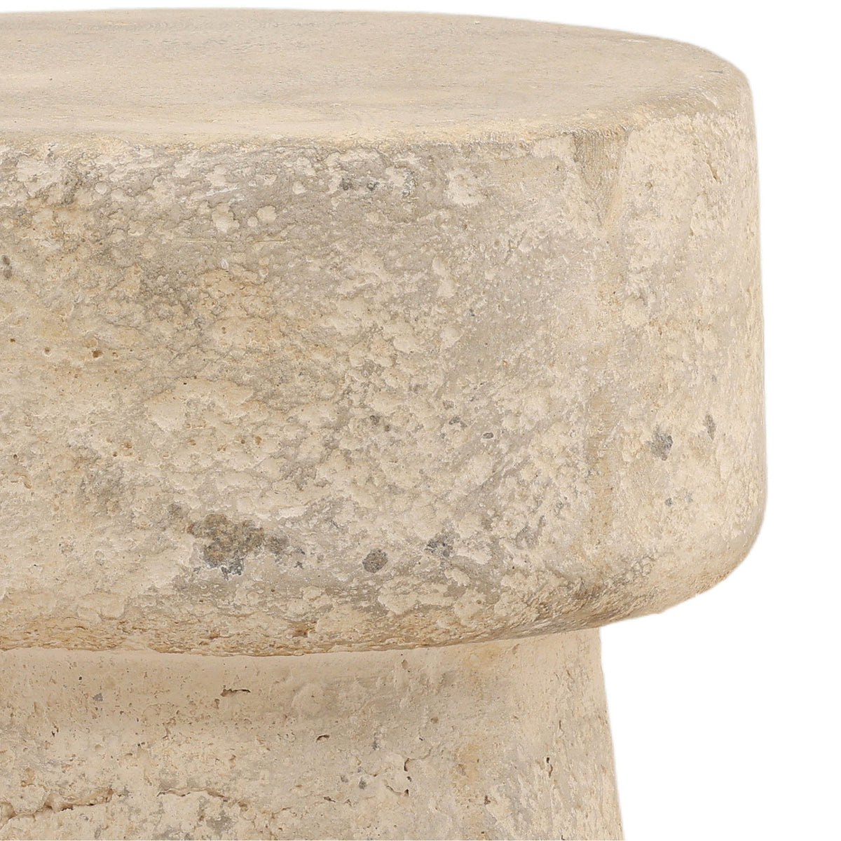 Mava Outdoor Side Table, Natural by Dovetail at Eve Furniture