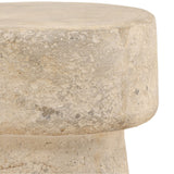 Mava Outdoor Side Table, Natural by Dovetail at Eve Furniture
