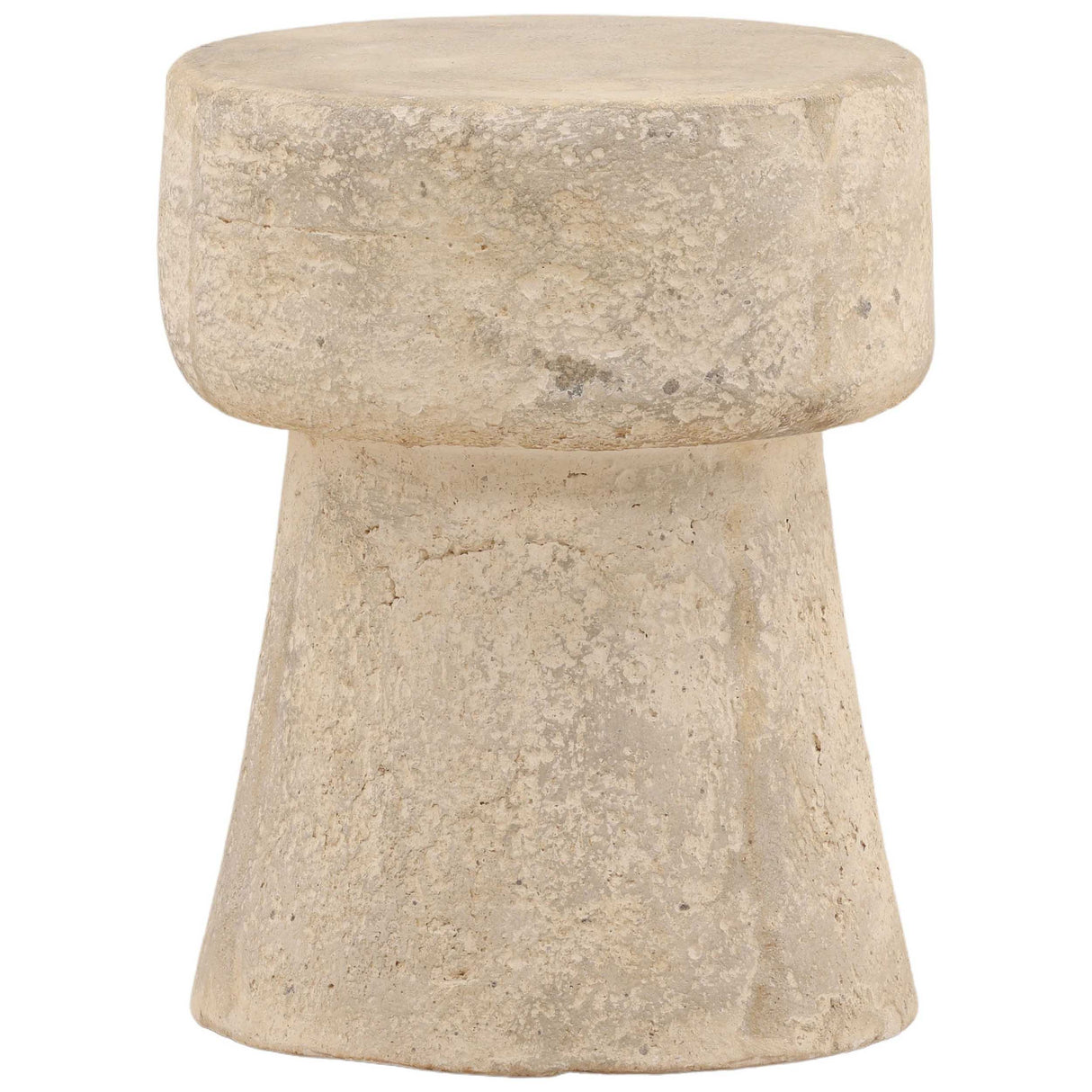 Mava Outdoor Side Table, Natural by Dovetail at Eve Furniture
