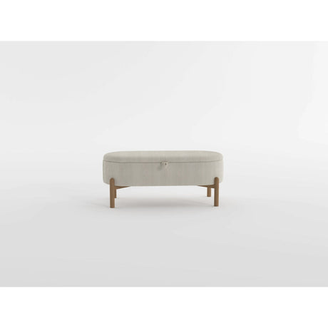 Mavis Gray Lift-Top Storage Bench by Homelegance at Eve Furniture
