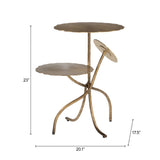 Mavro Brass Accent Table by Zuomod at Eve Furniture