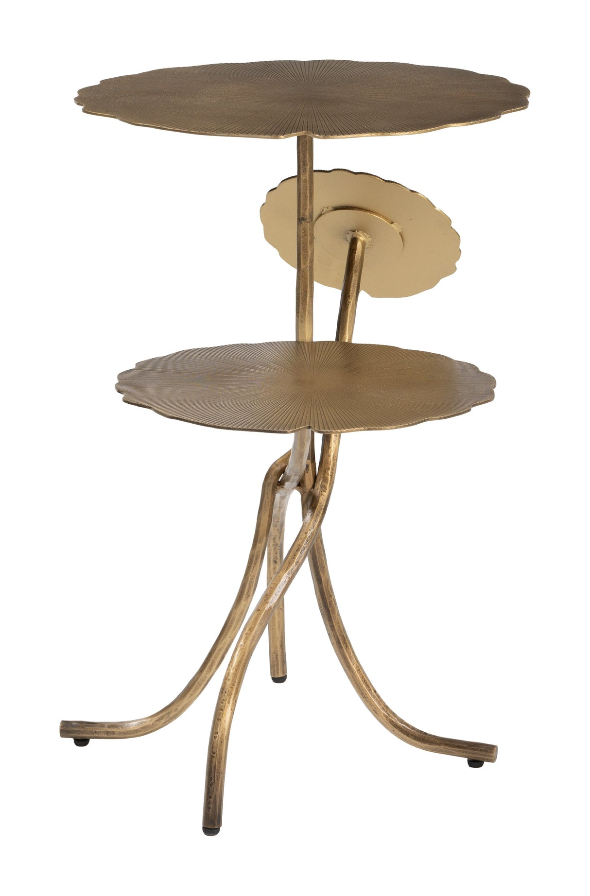 Mavro Brass Accent Table by Zuomod at Eve Furniture