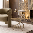 Mavro Brass Accent Table by Zuomod at Eve Furniture