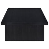 Max Black 2-Piece Rectangular Coffee and End Table Set by Coaster at Eve Furniture