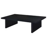 Max Black 2-Piece Rectangular Coffee and End Table Set by Coaster at Eve Furniture