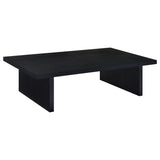 Max Black 2-Piece Rectangular Coffee and End Table Set by Coaster at Eve Furniture