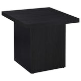 Max Black 2-Piece Rectangular Coffee and End Table Set by Coaster at Eve Furniture