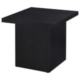 Max Black 2-Piece Rectangular Coffee and End Table Set by Coaster at Eve Furniture