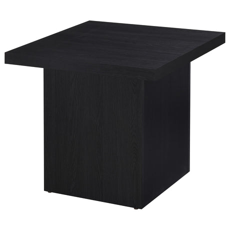 Max Black 2-Piece Rectangular Coffee and End Table Set by Coaster at Eve Furniture