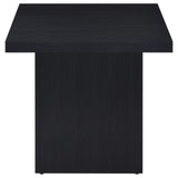 Max Black 2-Piece Rectangular Coffee and End Table Set by Coaster at Eve Furniture