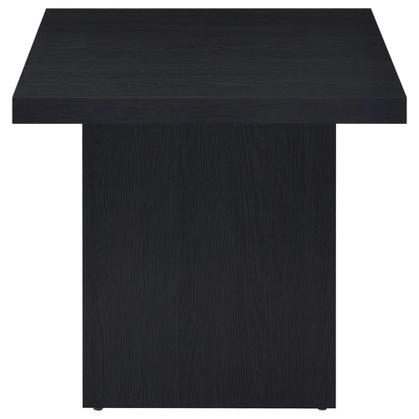 Max Black 2-Piece Rectangular Coffee and End Table Set by Coaster at Eve Furniture