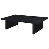 Max Black 3-Piece Rectangular Coffee and End Table Set by Coaster at Eve Furniture