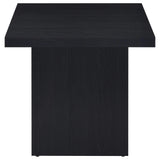 Max Black 3-Piece Rectangular Coffee and End Table Set by Coaster at Eve Furniture